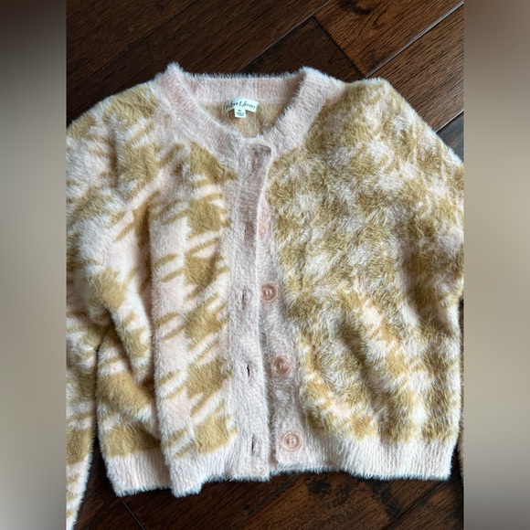 For Love and Lemons fuzzy jacquard cardigan - Picture 2 of 3